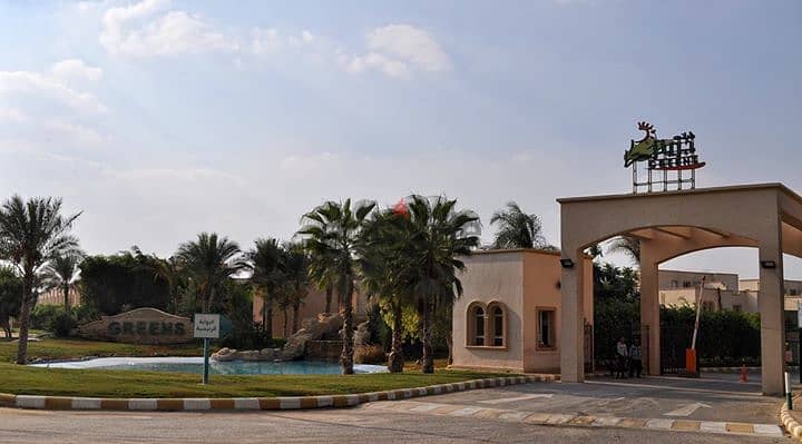 Mega twin house for sale in Sheikh Zayed Greens Compound swimming pool 11