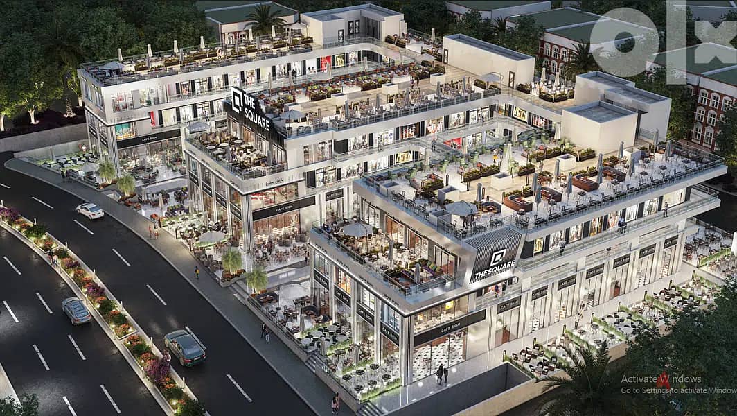 Shop for sale in Shorouk, directly from the owner, 39m, The Square Mall, in installments 1