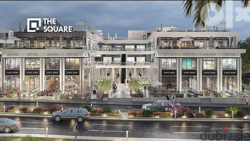 Shop for sale in Shorouk, directly from the owner, 39m, The Square Mall, in installments 9