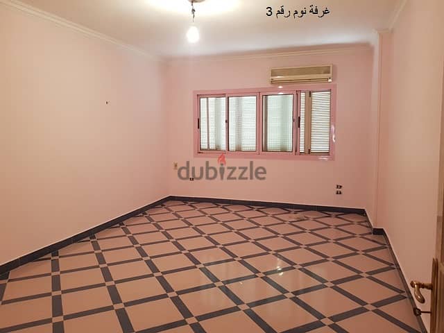 شقة 250م مكيفة للايجار بمدينة نصر بشارع حسن الشريف الرئيسي 6