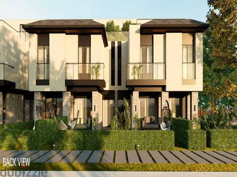 Townhouse for sale, 220 meters in Village West, Sheikh Zayed // installments 4
