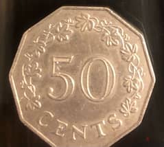 50 cents /Malta 0