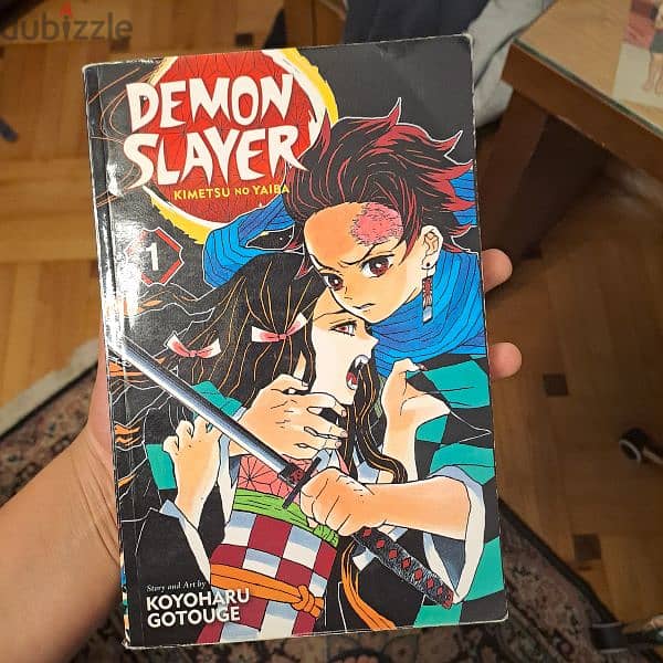 demon slayer volume 1 manga book 0