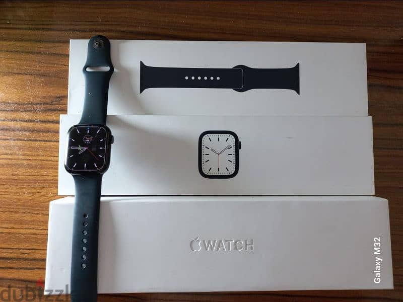 Apple Watch Series7 Midnight Aluminum Case, 45mm 0