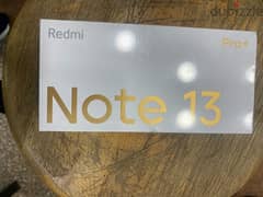 Redmi Note 13 Pro Plus 5G dual sim 512/16G Black جديد متبرشم