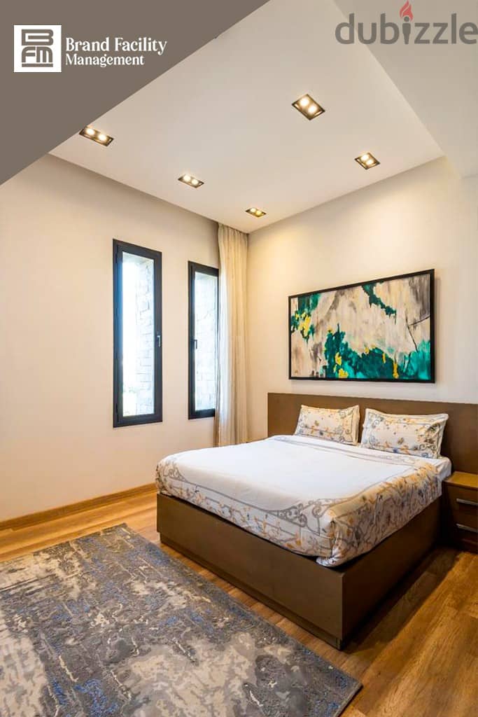 Fully furnished+ACs Stand-Alone villa for rent in Swan Lake  فيلا للايجار في سوان لايك التجمع 5