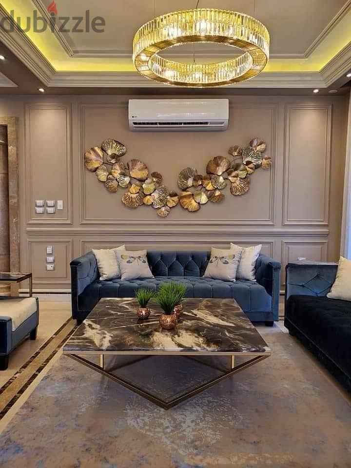 One of the most luxurious fully furnished Palace in Palm Hills New Cairo + ACs, قصر بأعلى مستوى للإيجار في بالم هيلز القاهرة الجديدة 9