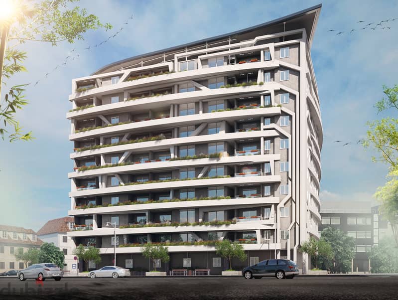 Apartment for sale in Zahraa El Maadi, 106.6 sqm, Judaran El Maadi, in comfortable installments 7