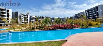 For sale, two-bedroom apartment with garden, 120 square meters, immediate receipt, in Sun Capital October 0