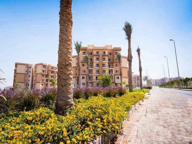 Apartment for sale, 3 rooms, semi-finished, in the finest compound in 6th of October, “Ashgar City” 7