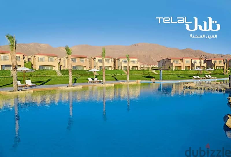 Chalet for sale, 100 sqm, two rooms, with a 5% down payment, in Ain Sokhna, “Telal Sokhna” Compound. 1