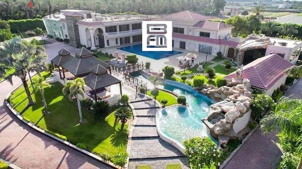 قصر فاخرة ألترا يوبر لوكس 10 غرف نوم للبيع في أفضل موقع في مدينة العبور Luxury Palace for sale in Obour City 0