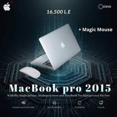 MacBook pro 2015 with magic mouse just (414 cycle count) 0
