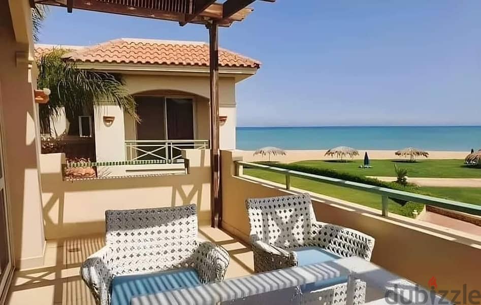 Chalet 110m for sale, immediate delivery in Ain Sokhna, prime location in Lavista Sokhna Compound 10