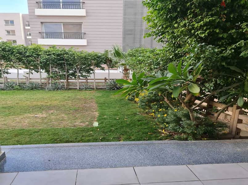 Furnished apartment with garden for rent in cfc 3