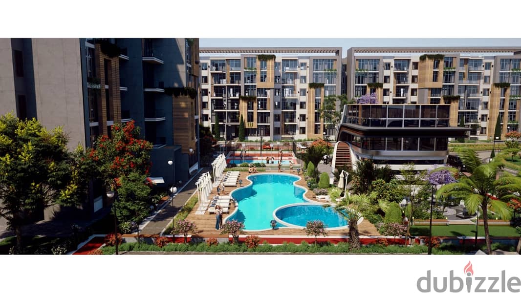 Own an apartment in the settlement next to Hyde Park with a 5% down payment, Fifth Settlement, Valencia Valley Compound 1