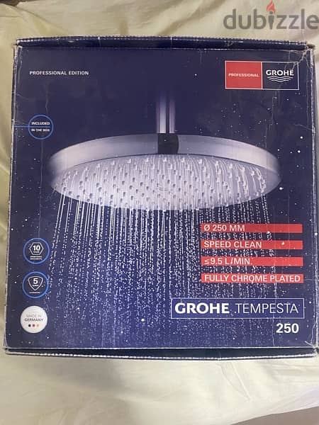 2 Shower head Grohe new with box size 25 1