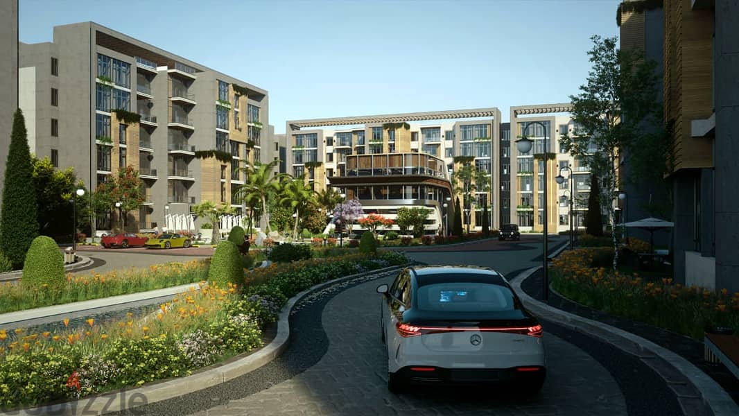 Own an apartment in the settlement next to Hyde Park with a 5% down payment, Fifth Settlement, Valencia Valley Compound 9