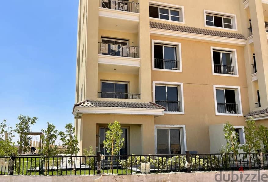 An apartment with a large garden in comfortable installments, directly next to Madinaty 2