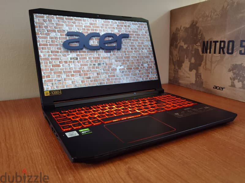 Acer nitro 5 Gtx 1650ti Gaming Laptop i7 10750h جيل عاشر 0