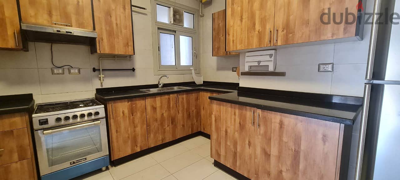 For rent, penthouse semi furnished with kitchen, appliances and ac’s, in Village Gate Compound, next to the American University 3