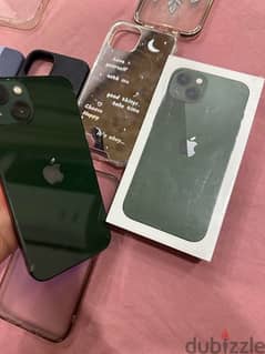 iphone 13 green colour used like new 128 giga