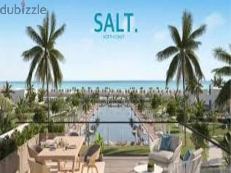 chalet for sale at salt north coast | installments | prime location 6