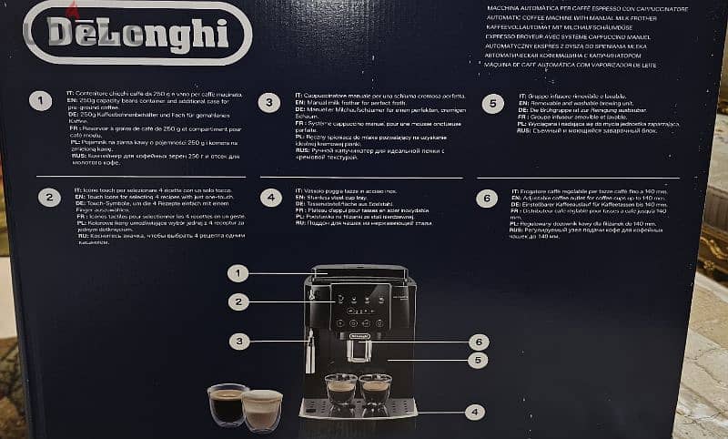 ماكنة قهوة ديلونجي اتوماتيك بالكامل  Automatic coffee machine Delonghi 5