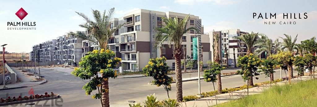 Ground floor apartment 251 M + 105 M corner garden, with a clear north-facing view the landscape Ready to move n Palm Hills New Cairo 1