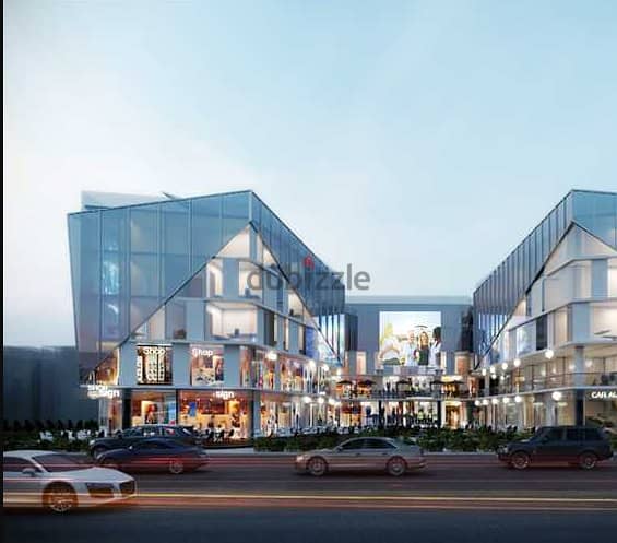 Shop for sale in Ritzy Mall, Sheikh Zayed, Immediate reciept internal area 51 sqm and external area 15 sqm, installments included 6