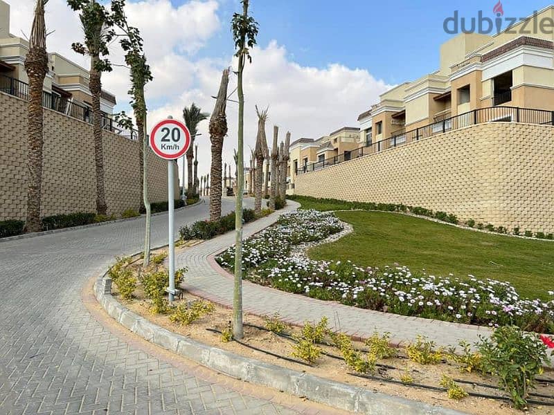 Garden apartment for sale, 4 rooms, with a view, in Sarai Compound, next to Madinaty and Al-Rehab, in the heart of New Cairo 8