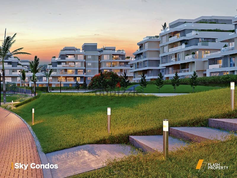 Duplex 319 m with Garden PRIME LOCATION for sale with installments at Sky Condos - SODIC 2
