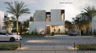 Villa for sale in Sheikh Zayed, fully finished + ACs, in Solana Compound Solana by Ora Company, Eng. Naguib Sawiris