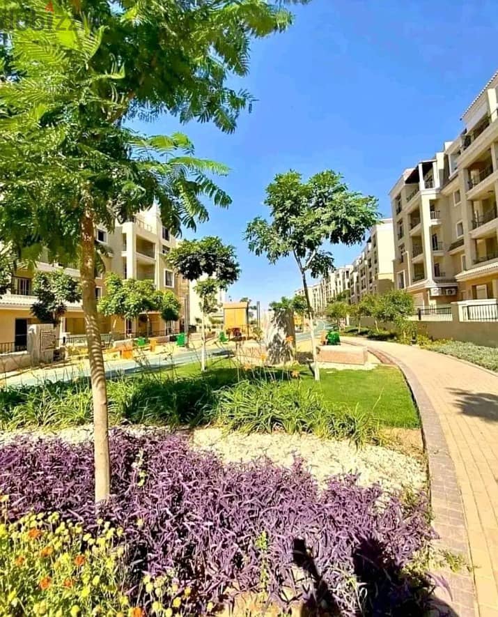Apartment For sale 3 Bed Prime View in Sarai New Cairo | شقة للبيع 3 غرف فيو لاند سكيب في كمبوند سراي القاهرة الجديدة 2