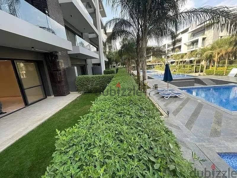Ground floor apartment with garden for sale in Fifth Settlement, LAVISTA El Patio 7 Compound 11