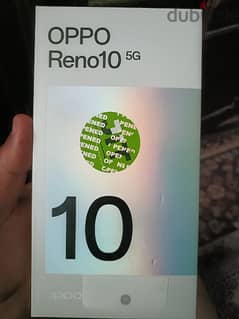 رينو 10 5g بحاله الزيرو 0
