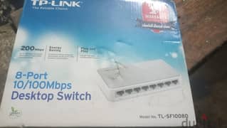 سويتش  TP-LINK 8 port 200Mbps