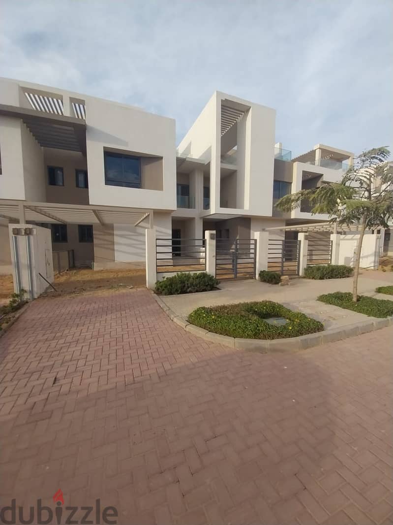 Town house for sale at marasem very prime location semi-finished 3