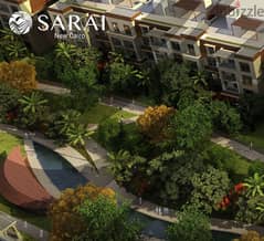 شقة للبيع 132م 3غرف بالتقسيط بأطلالة بحري مباشرة كمبوند سراي القاهرة الجديدة - Sarai New Cairo بالتقسيط