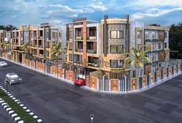 Your apartment will be delivered this year inside a compound in the Fifth Settlement. An apartment for sale in installments, 3 rooms, with a wonderful 0