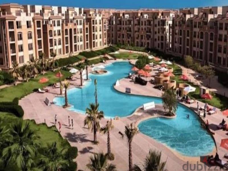 Apartment for sale, 135 m, at the best price, in Stone Park Compound in the heart of Fifth Settlement, near 90th Street and the AUC 5