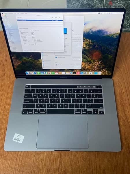 MacBook Pro 2019  16”inch Intel core i7 -  64 giga ram ddr4 500 ssd 13