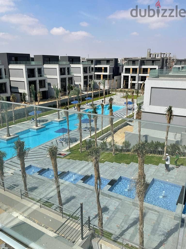 For sale, a double view apartment with immediate delivery in El Patio, Shorouk City 2