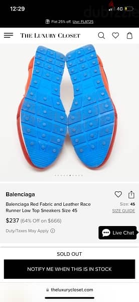 Authentic balenciaga race runner  size 42 ( 27.5 CM ) fits 43 13