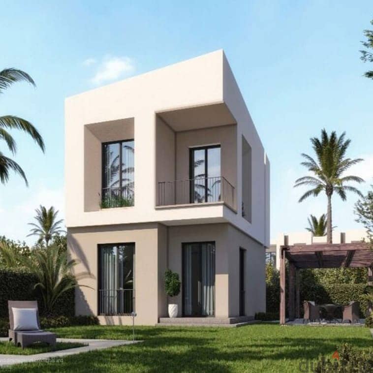 Launch the new Taj City Stand Alone villa for sale, 175 square meters, in the Origami stage, near Mirage City 1