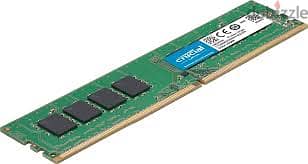 Crucial 8 Gb DDR4 2666Mhz Desktop Memory 0