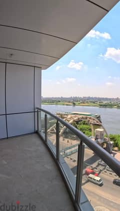 For sale apartment 430 m under the management of Hilton Maadi Hotel directly on the Nile, immediate receipt finished with air conditioners + installme 0