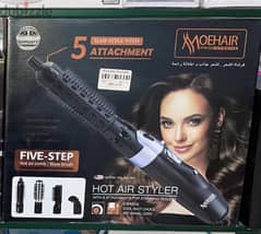 blow dry hair comb styling