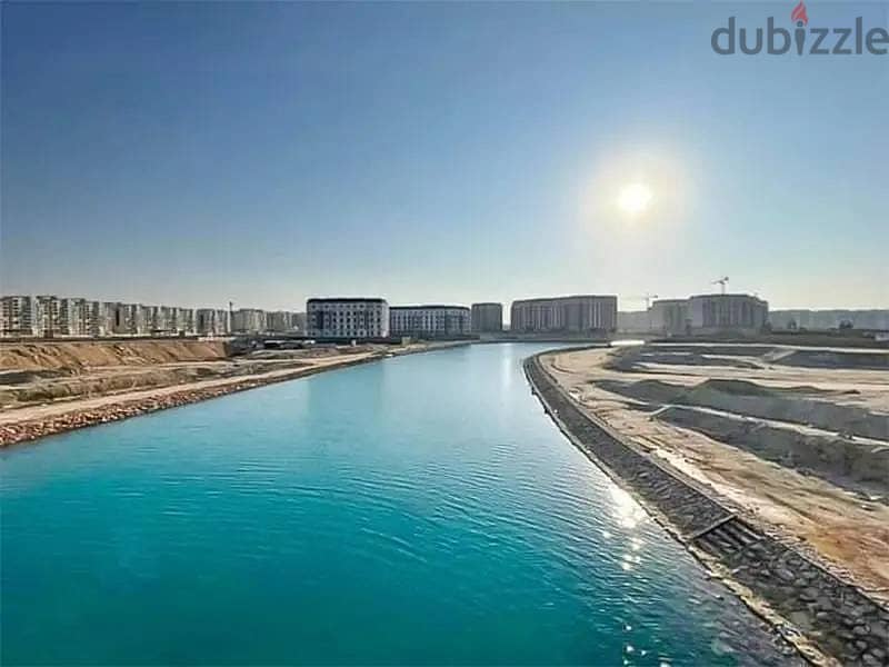 Finished apartment ready for delivery, 234 sqm, for sale, with a fantastic view on the Lagoon and El Alamein Towers, in the new city of El Alamein, in 3
