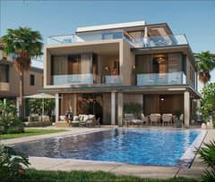 villa for sale in last location on palm hill  PX, 6th of Octobor Two story villa with penthouse BUA(g+1)313 m²  Land 420m²  5%DP over 7 yrs